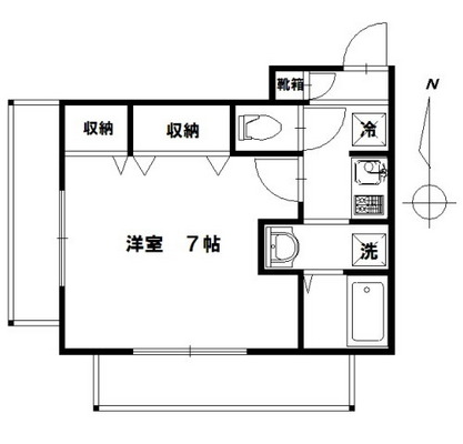 中央線賃貸マンション・1K