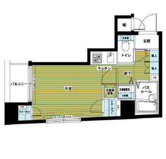 東京都新宿区上落合３丁目 賃貸マンション 1R