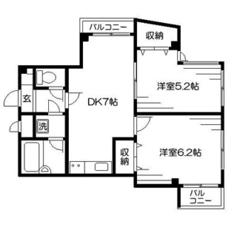 東京都中野区新井２丁目 賃貸マンション 2DK