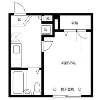 東京都中野区東中野３丁目 賃貸マンション 1K