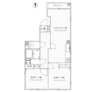 東京都千代田区岩本町１丁目 賃貸マンション 2LDK