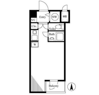 東京都中野区中野５丁目 賃貸マンション 1R
